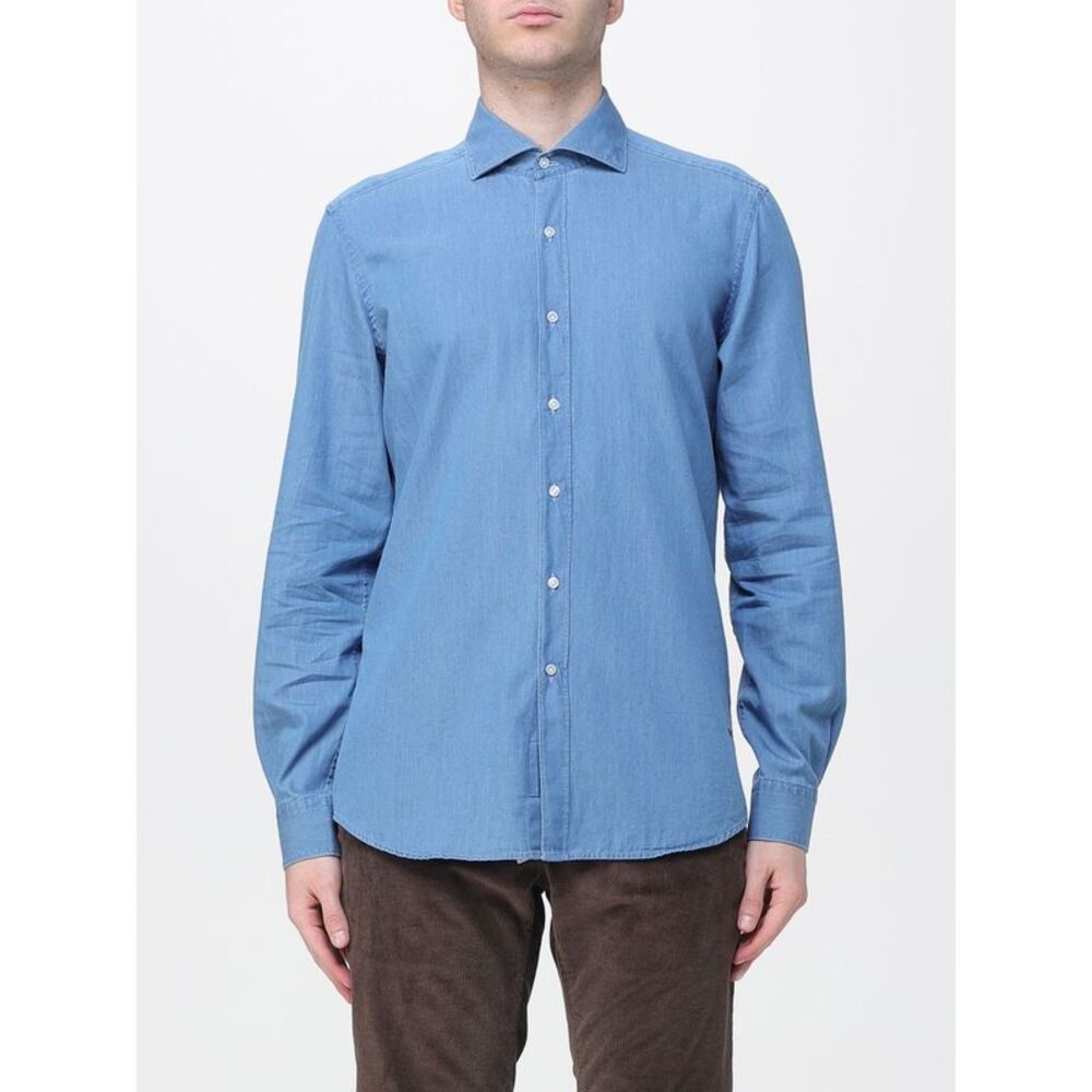Fay Shirt Men Blue